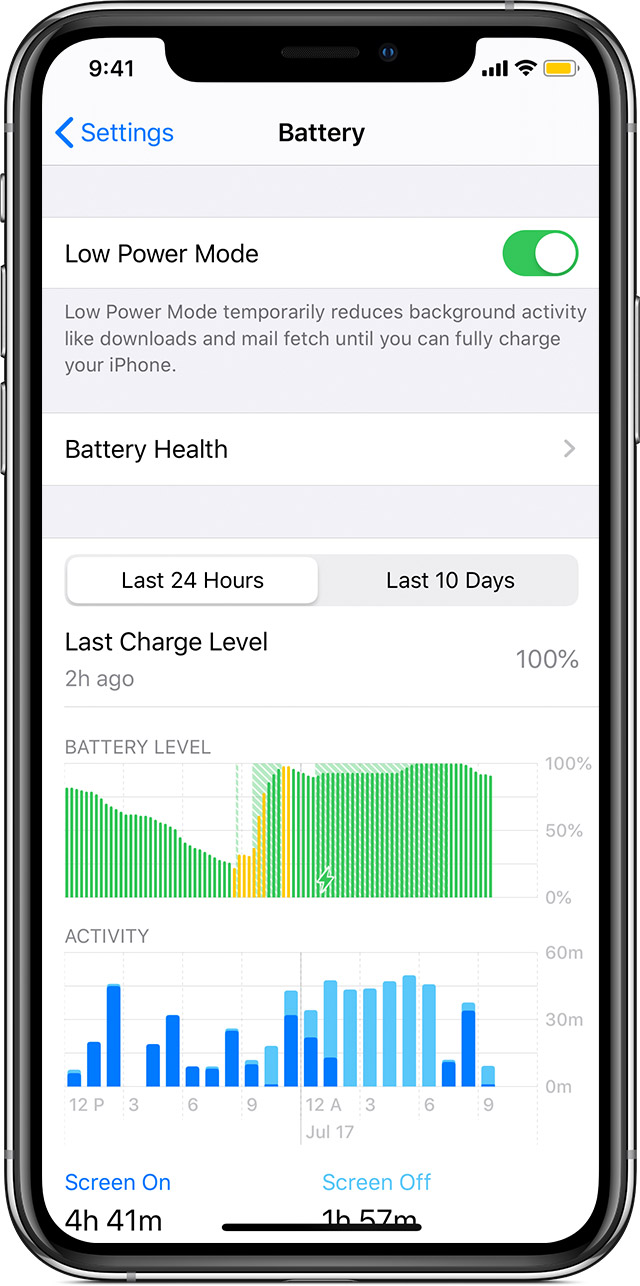 Use Low Power Mode To Save Battery Life On Your Iphone Apple Support