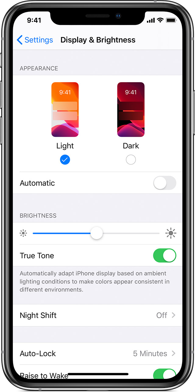 Adjust The Brightness On Your Iphone Ipad Or Ipod Touch Apple Support