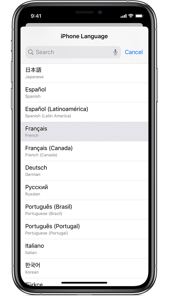 Change the language on your iPhone, iPad, or iPod touch - Apple Support