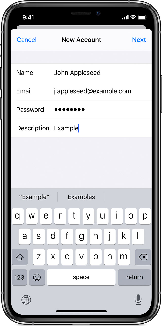 how do i check my email address on iphone