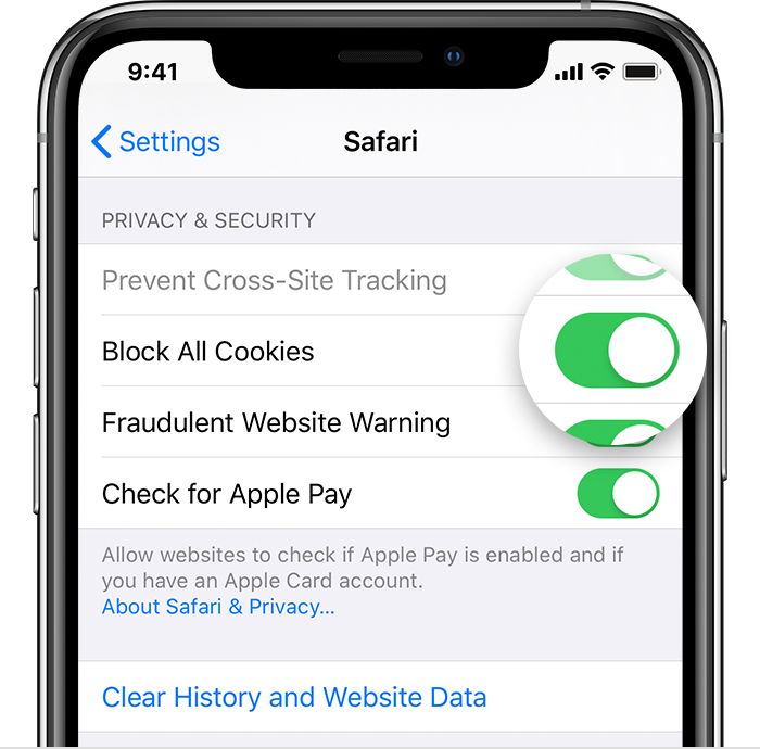 Clear The History And Cookies From Safari On Your Iphone Ipad Or Ipod Touch Apple Support