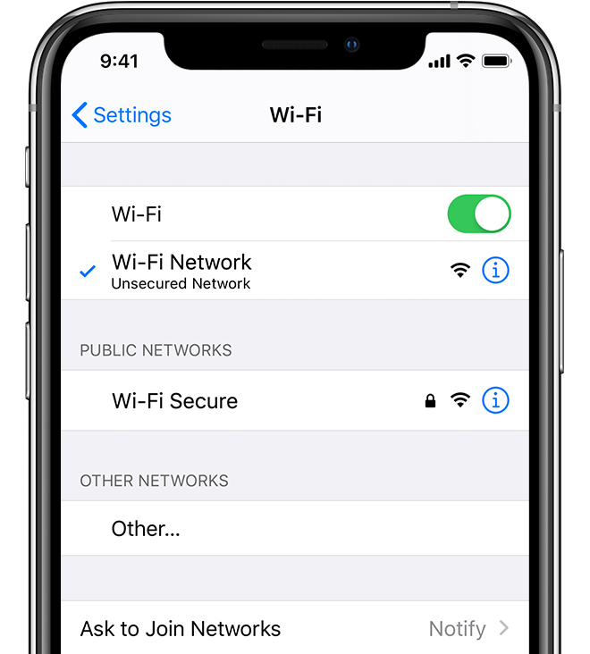 If Your Iphone Ipad Or Ipod Touch Won T Connect To A Wi Fi Network Apple Support My