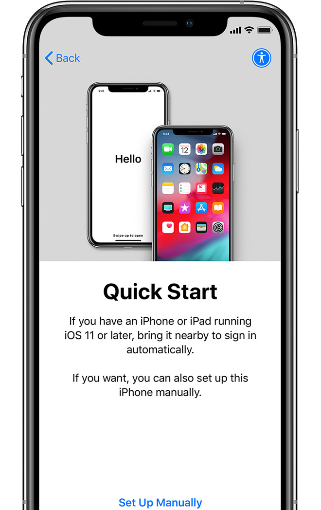 Set Up Your IPhone IPad Or IPod Touch Apple Support