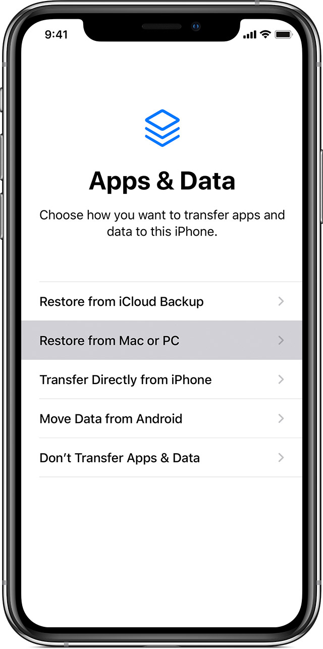 move to ios unable to migrate