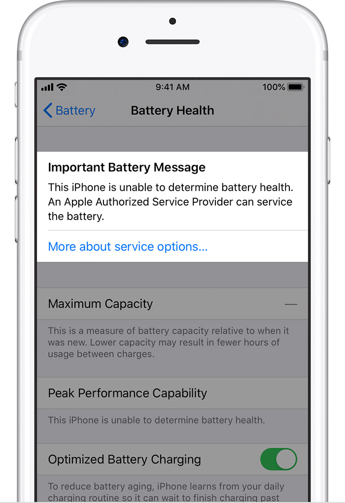 hane albue Overlegenhed iPhone Battery and Performance - Apple Support