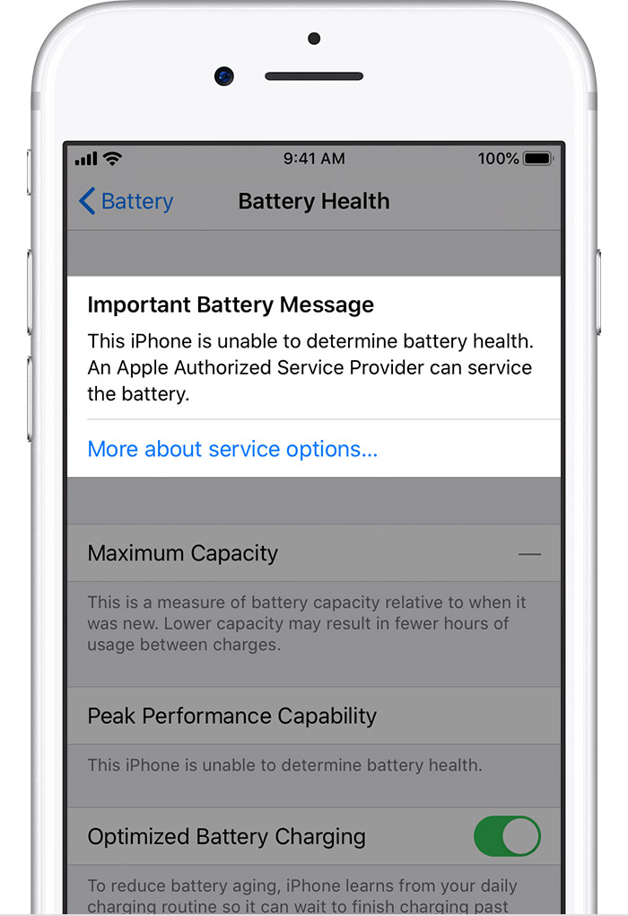 Bijlage voorraad antwoord iPhone Battery and Performance - Apple Support