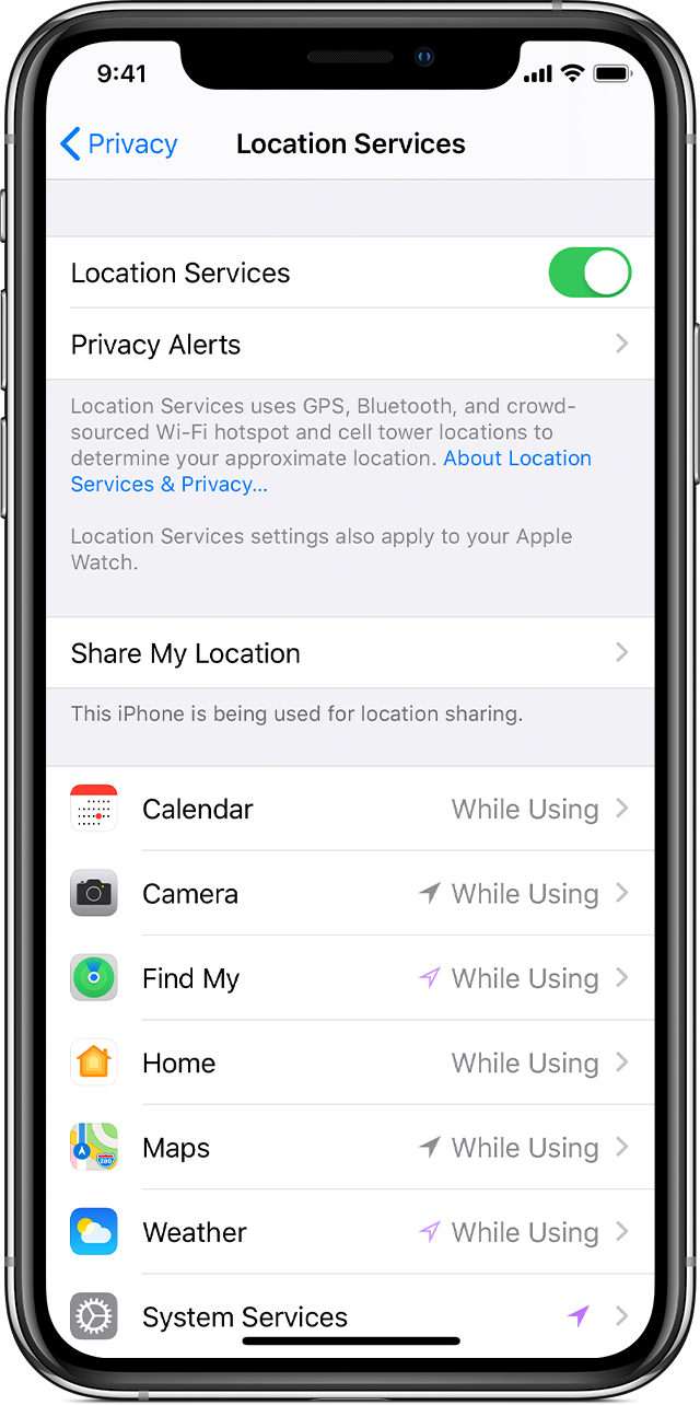 how to install gps locate devices in phone Apple