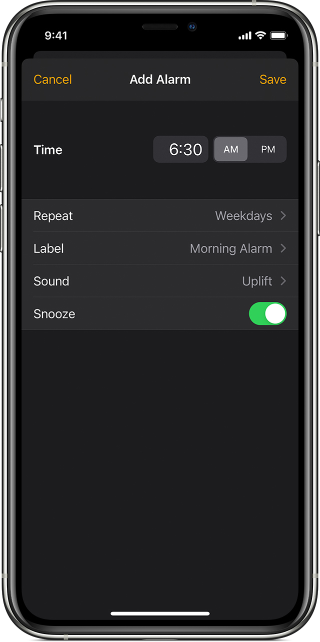 How to set and manage alarms on your iPhone - Apple Support