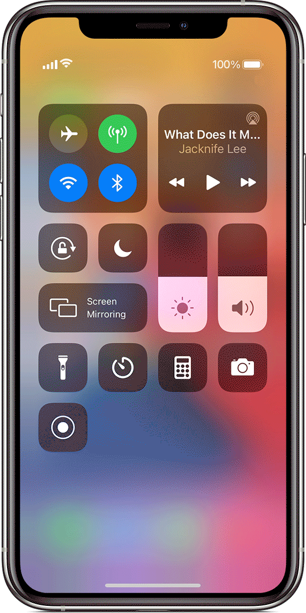 Come fare una registrazione video dello schermo Ios14-iphone11-pro-control-center-screen-record-animation