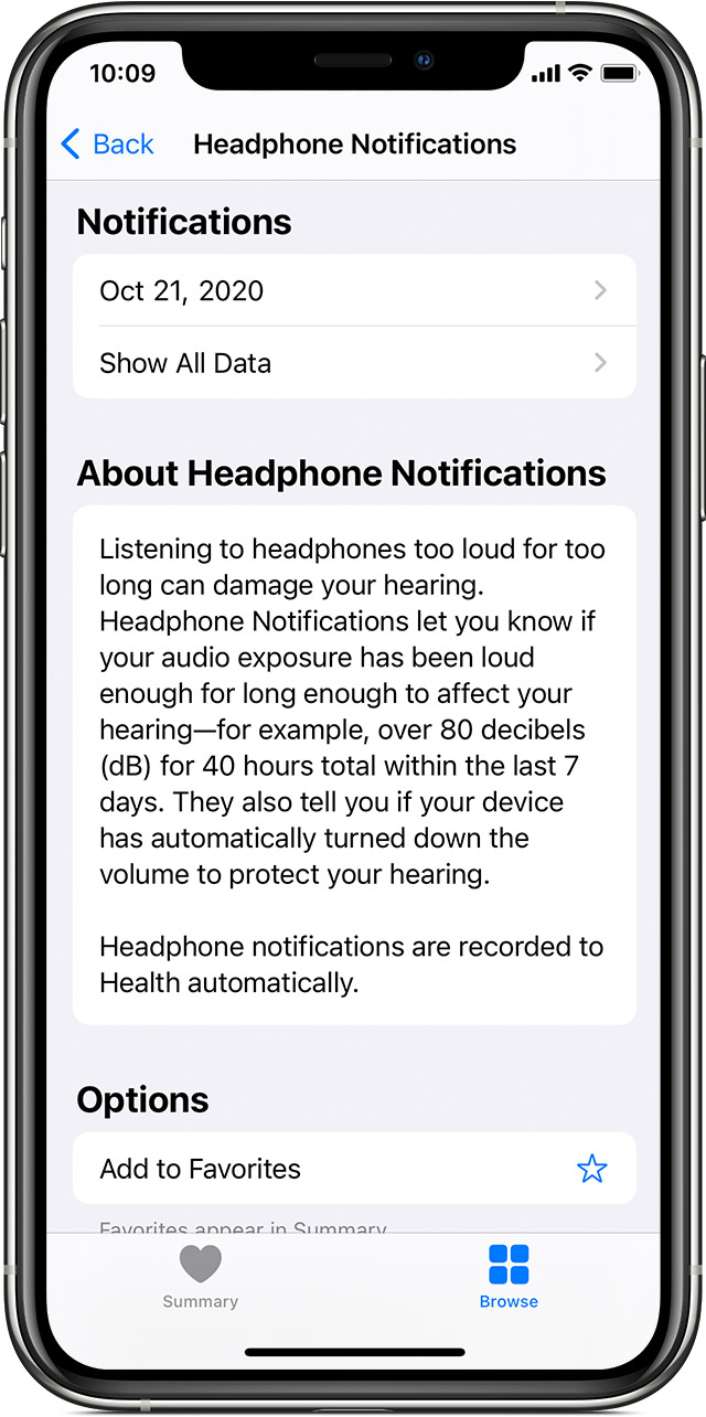 Headphone notifications on your iPhone, iPod touch, or Apple Watch