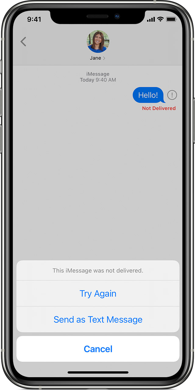 send text from iphone to mac