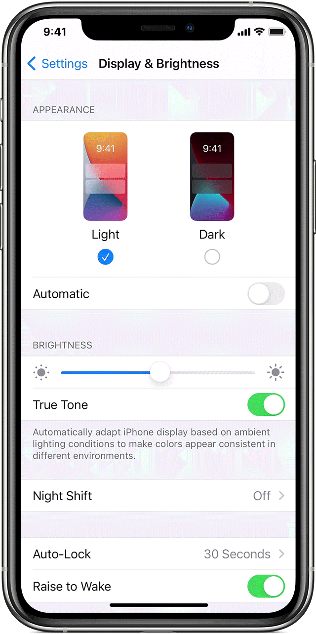 auto turn off iphone screen