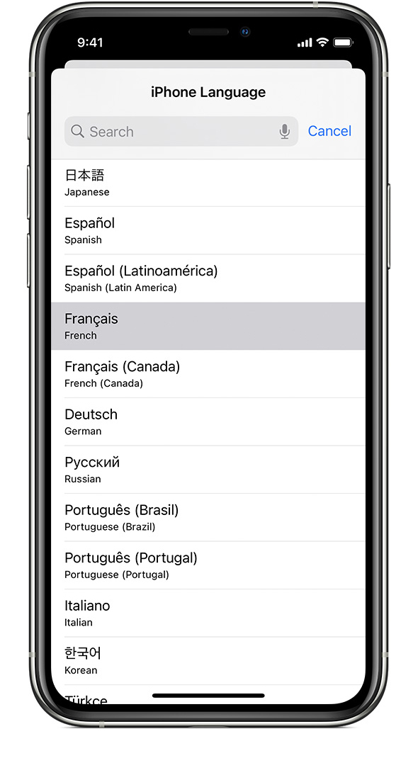 Change the language on your iPhone, iPad, or iPod touch - Apple Support