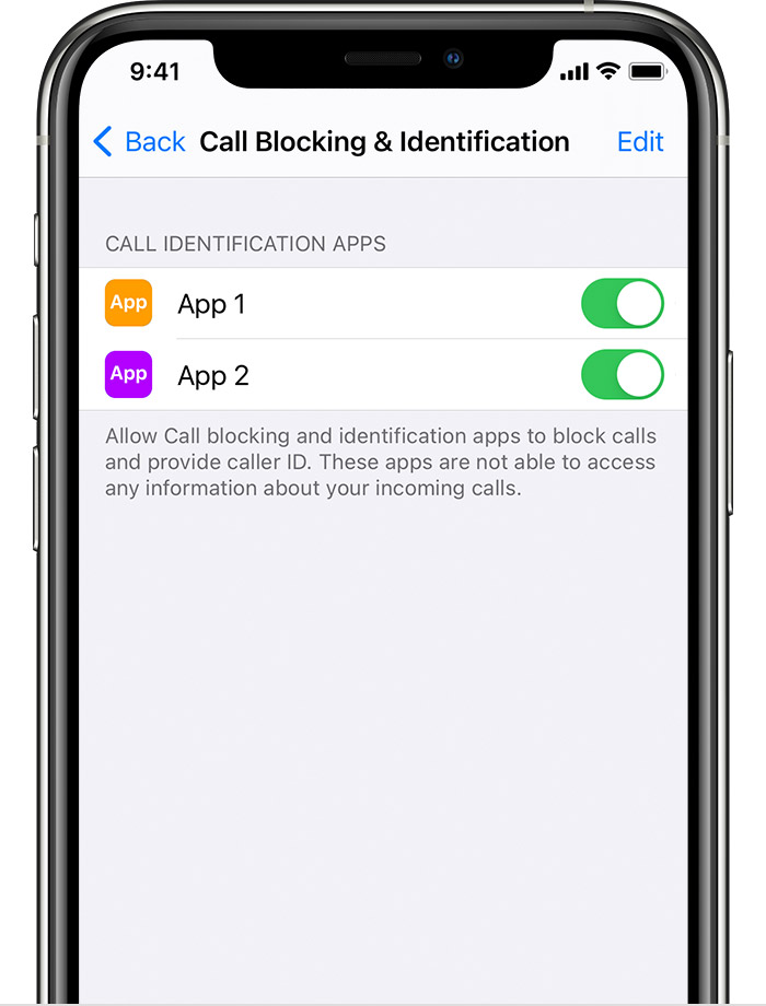 ios14 iphone11 pro settings phone call blocking id apps on