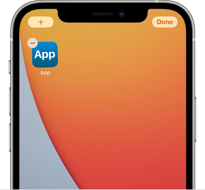 Supprimer une application sur iphone x