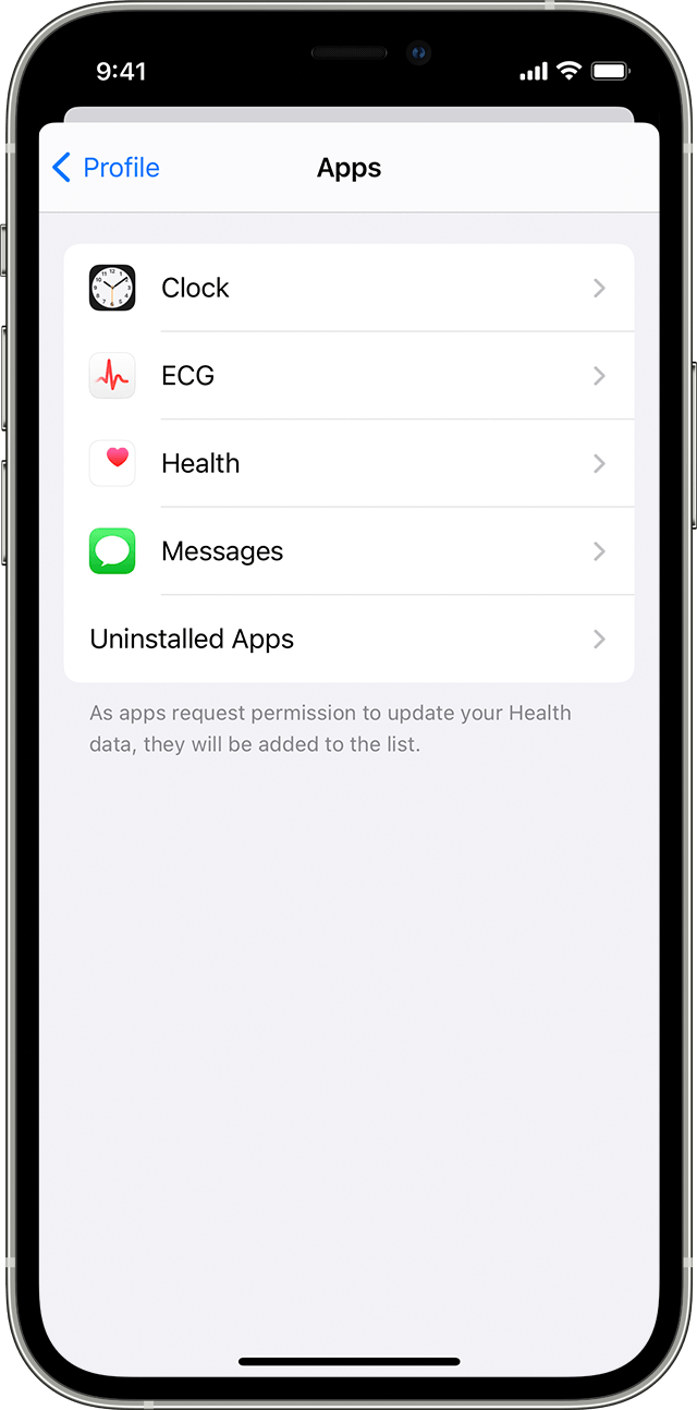 Use the Health app on your iPhone or iPod touch - Apple Support