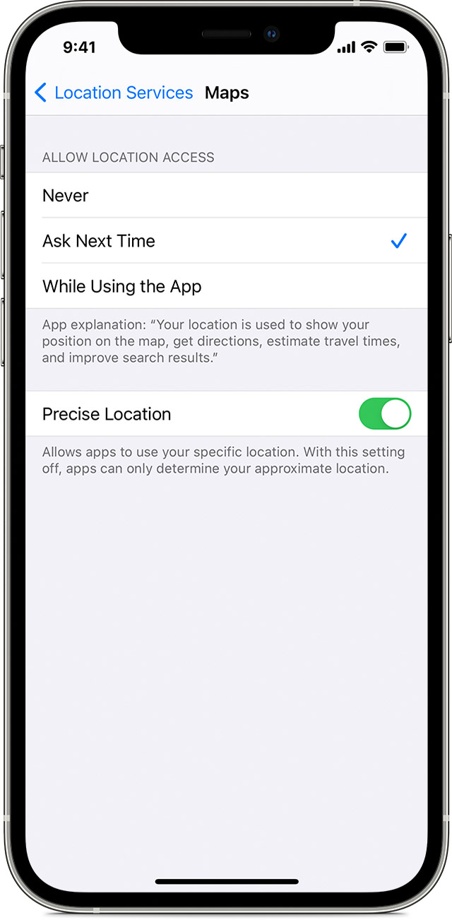 Turn Location Services and GPS on or off on your iPhone, iPad, or iPod  touch - Apple Support