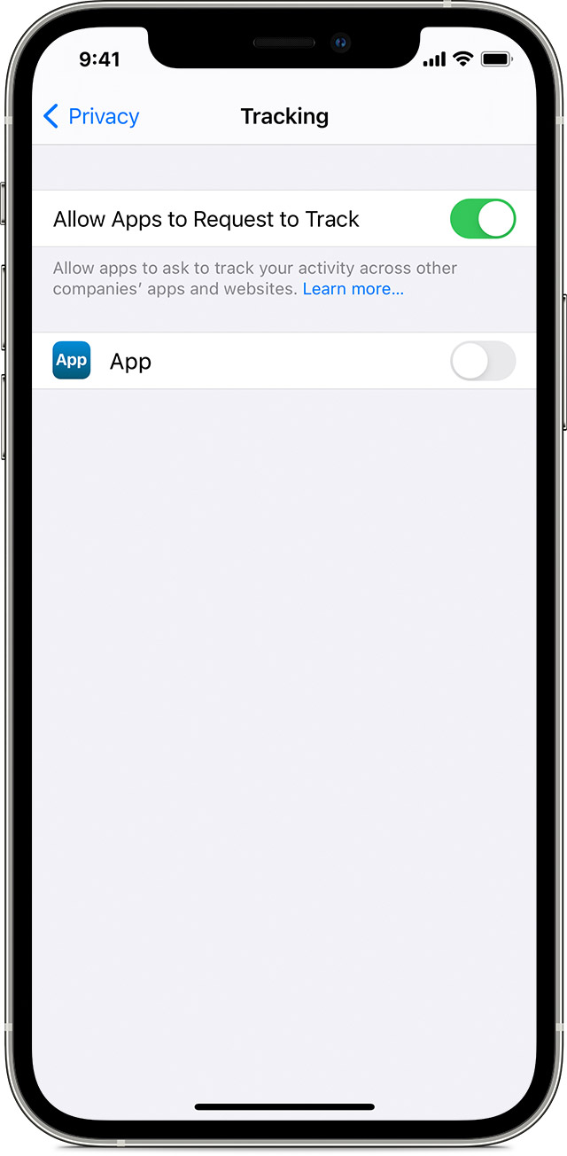 If an app asks to track your activity - Apple Support