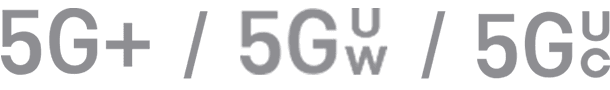 Shows 5G icons