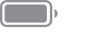 Symbol för laddat batteri