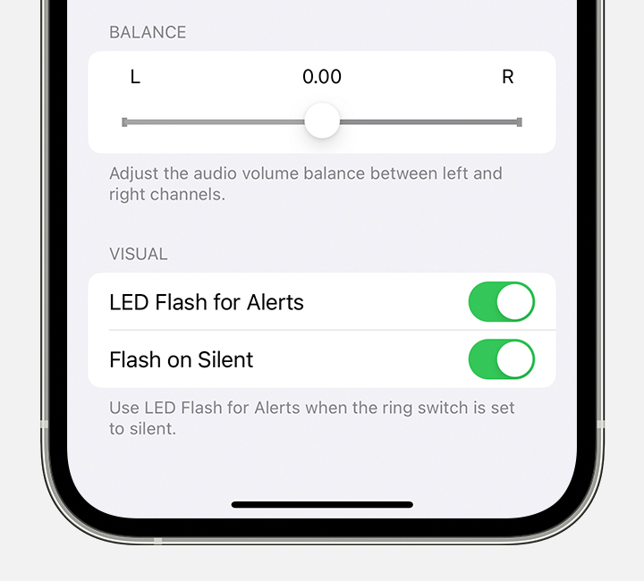 Inhalere Krigsfanger At lyve Get LED flash alerts on your iPhone or iPad - Apple Support