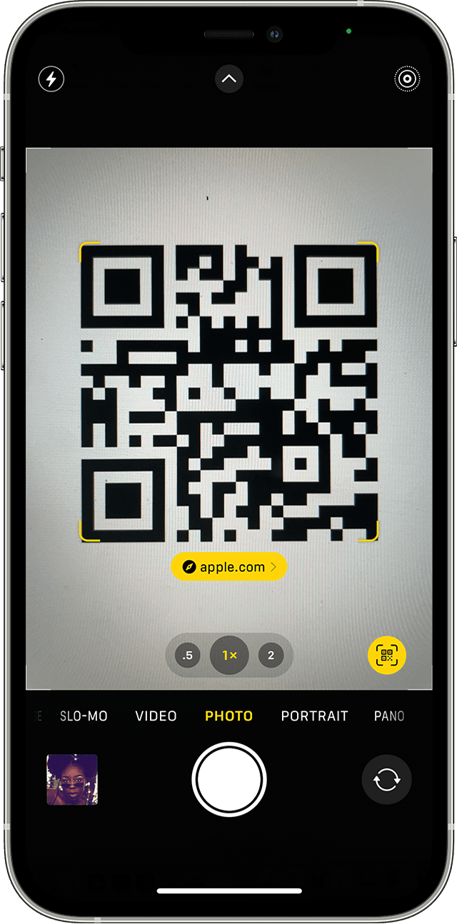 Can you scan a QR code in a photo?