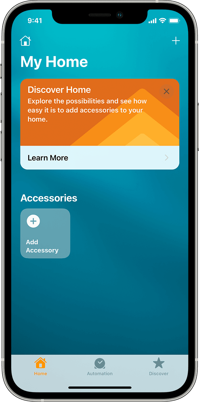 Add A Homekit Accessory To The Home App Apple Support
