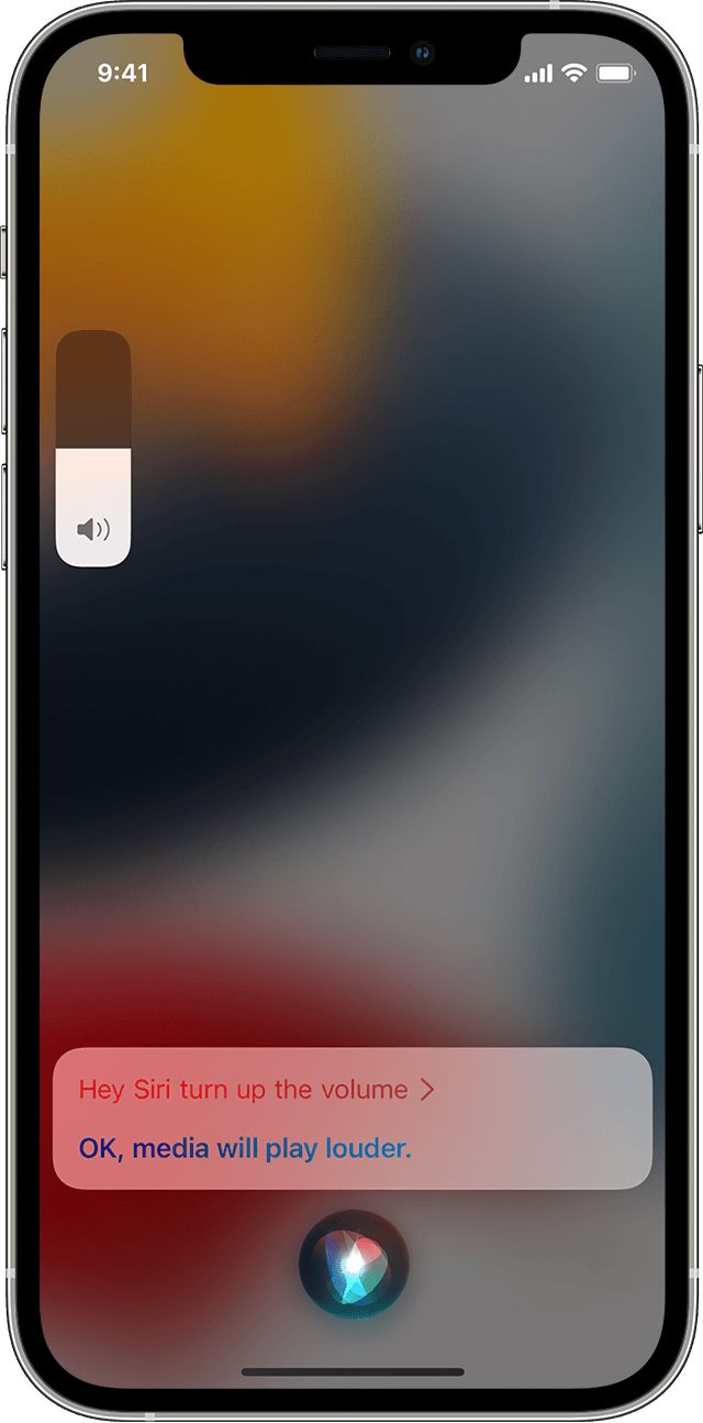 ios15 iphone12 pro lock screen ask siri turn up volume