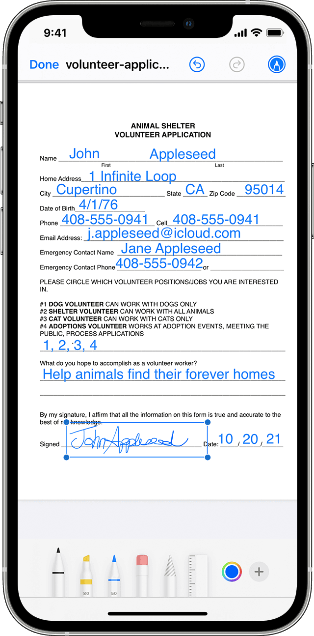 Use Markup on your iPhone, iPad, or iPod touch - Apple Support (CA)
