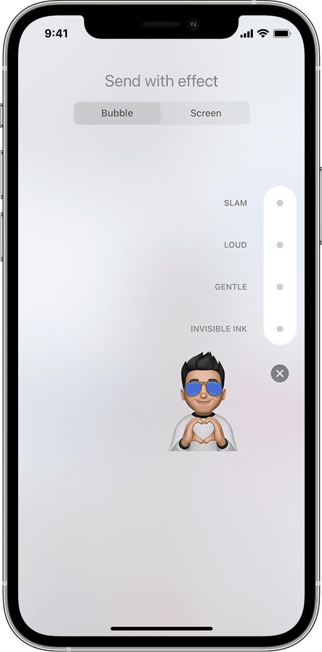 Use message effects with iMessage on your iPhone, iPad and iPod touch –  Apple Support (UK)