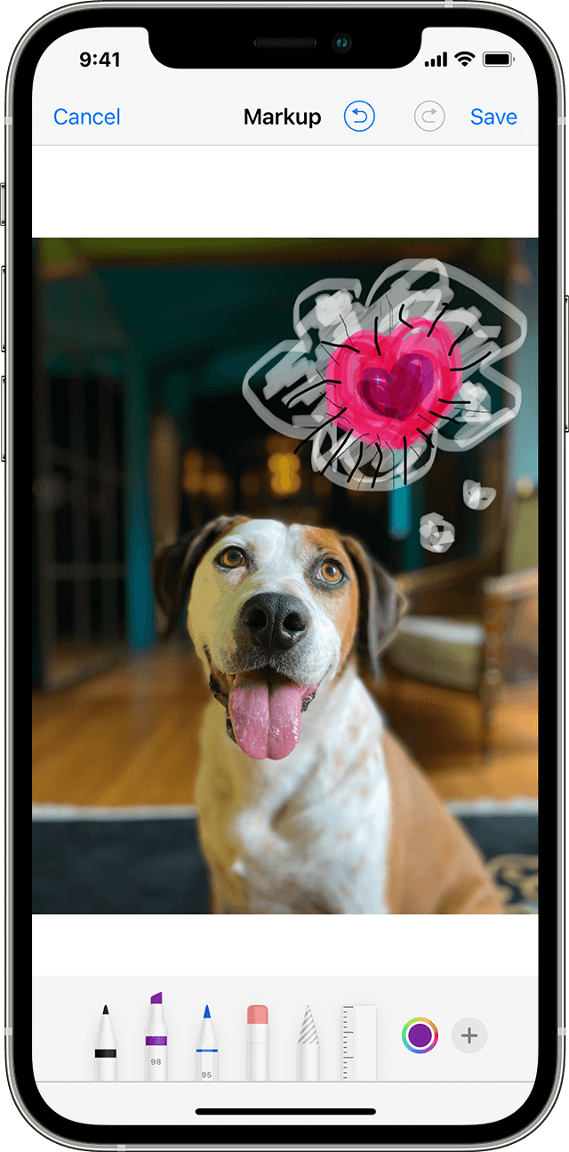 Write and draw in documents with Markup on iPhone - Apple Support