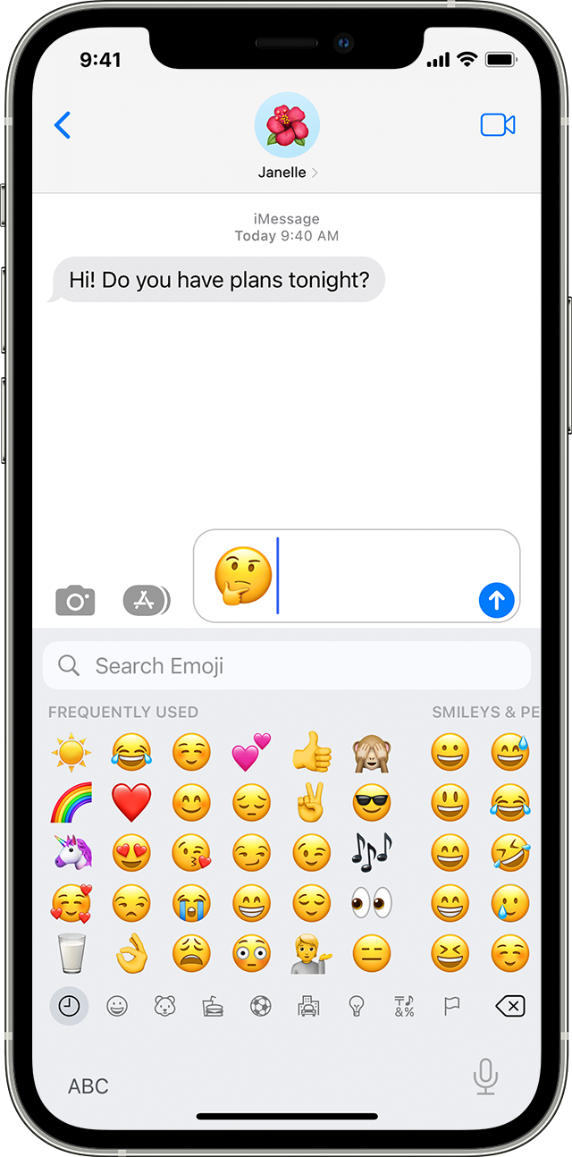 Use emoji on your iPhone, iPad, and iPod touch - Apple Support
