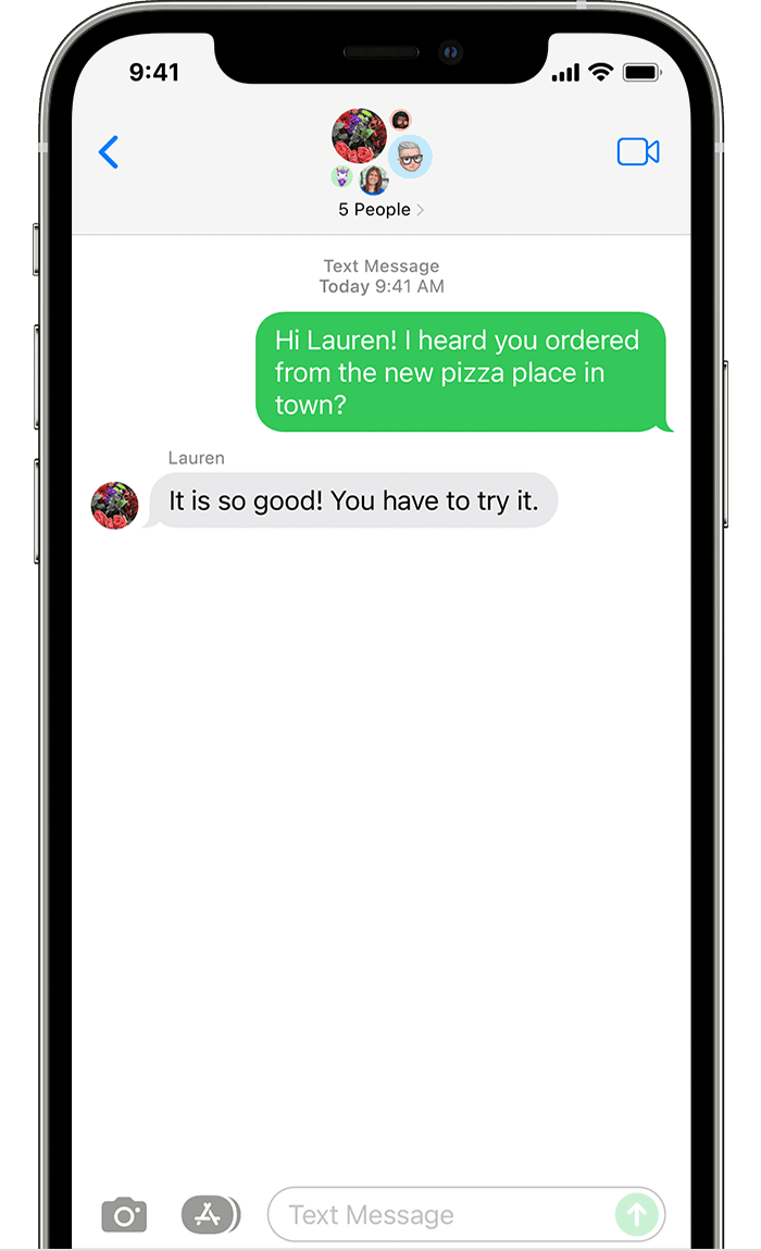 ios15 iphone12 pro messages send group mms