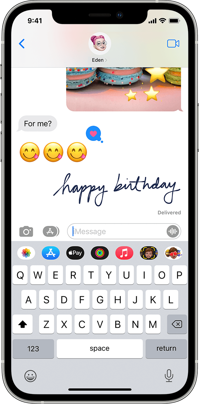 Use message effects with iMessage on your iPhone, iPad, and iPod touch -  Apple Support