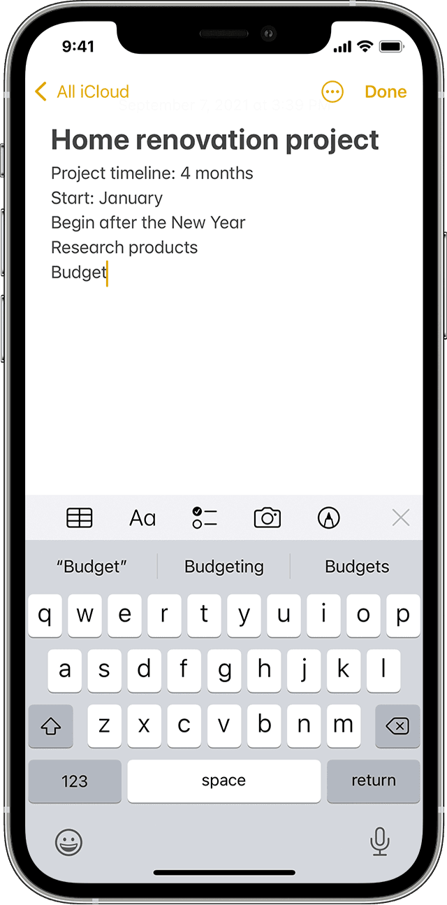 Use Notes On Your IPhone IPad And IPod Touch Apple Support