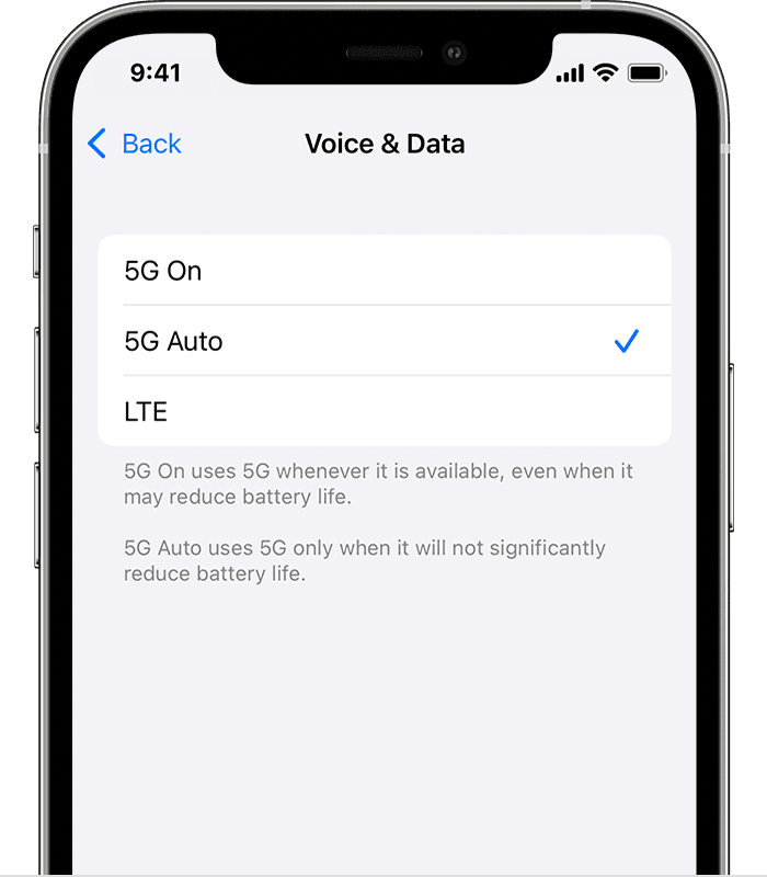 Use 5G with your iPhone - Apple Support