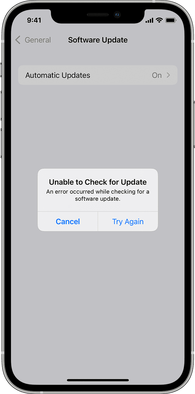 apple check for updates