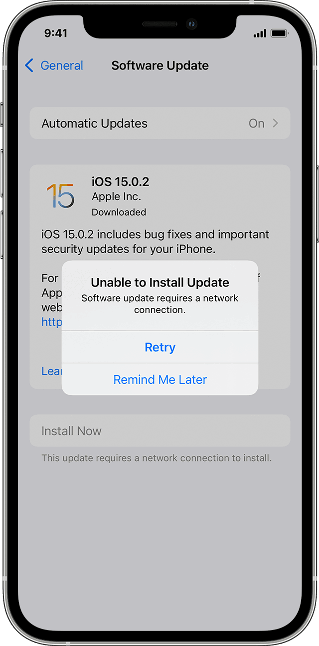 If your iPhone or iPad won't update - Apple Support