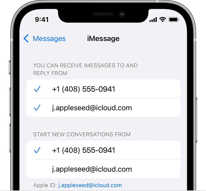 how to connect my iphone to my macbook messages