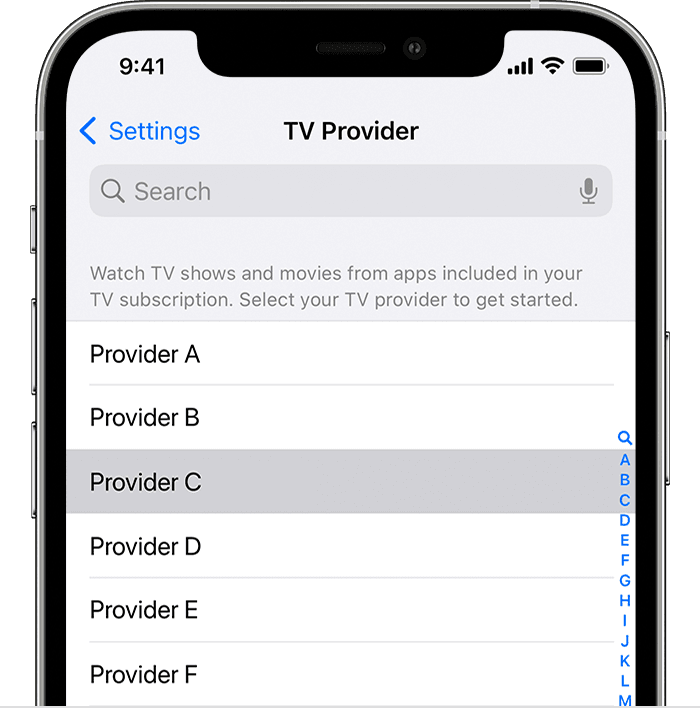 How to sign in to your TV provider on your iPhone, iPad or iPod touch