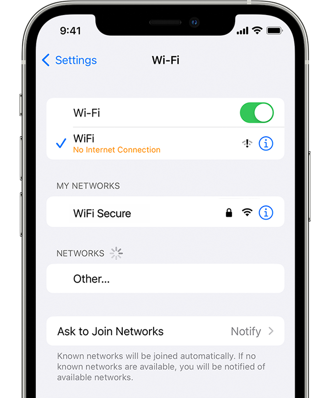 If your iPhone, iPad, or iPod touch won't connect to a Wi-Fi network -  Apple Support