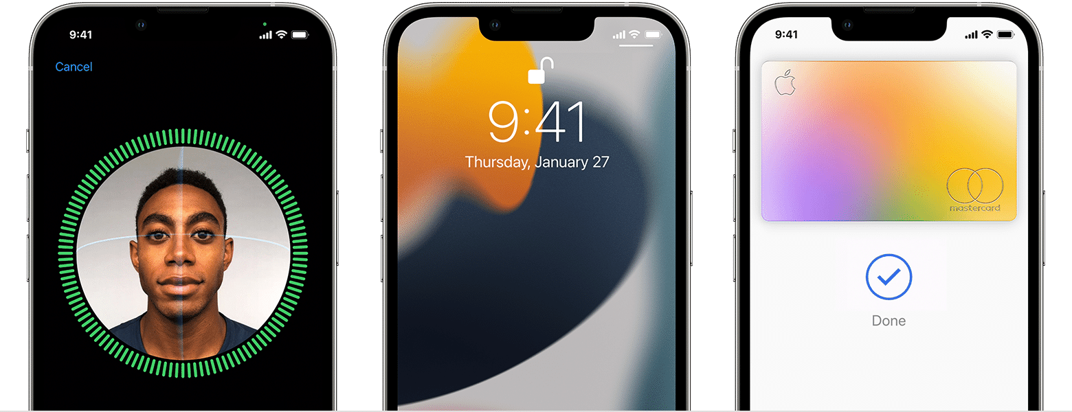 Some of the ways Face ID works on iPhone: Setting up the feature, unlocking the phone, and authenticating purchases