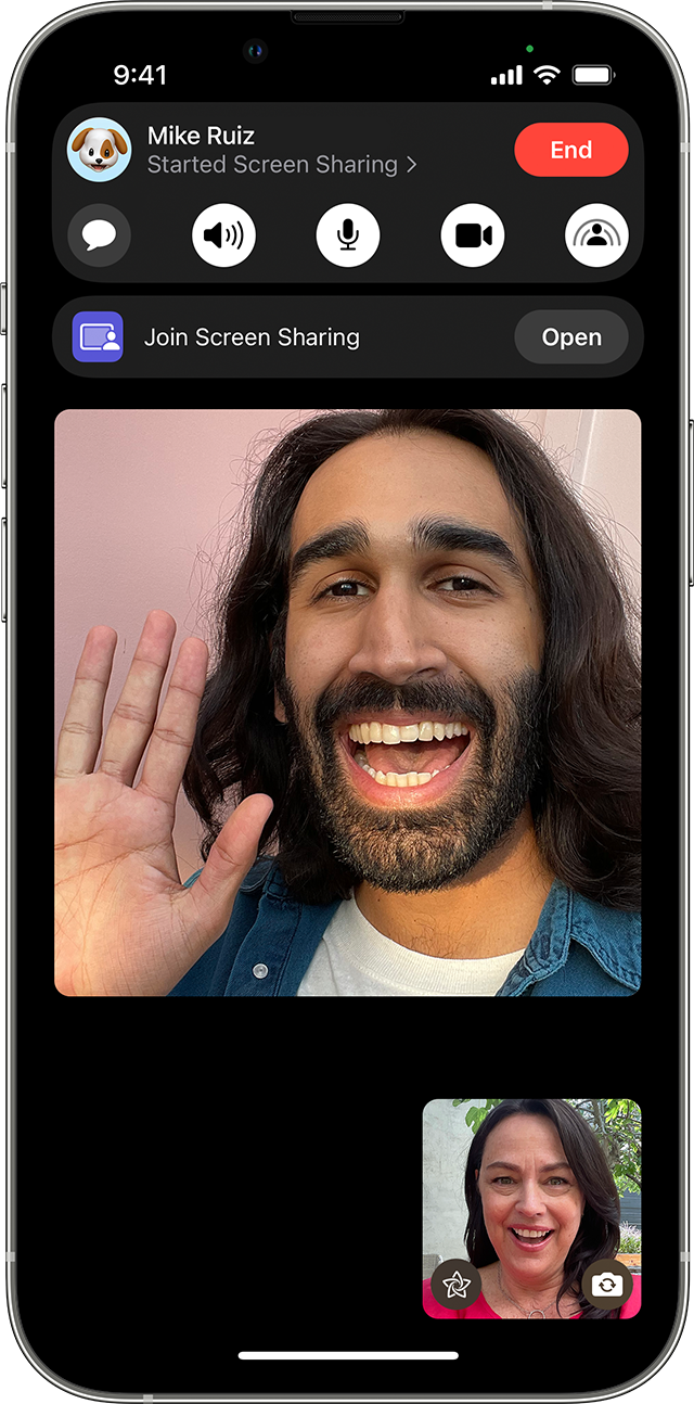 Share your screen in FaceTime on your iPhone or iPad Apple Support