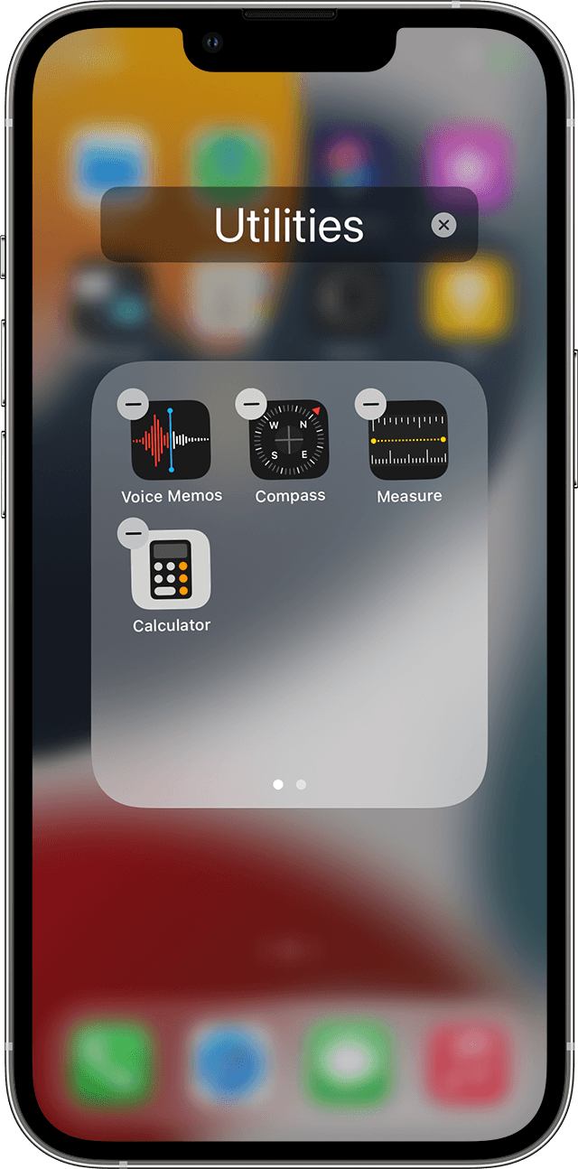 how to create a file folder on iphone home screen