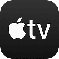 Symbool van Apple TV-app