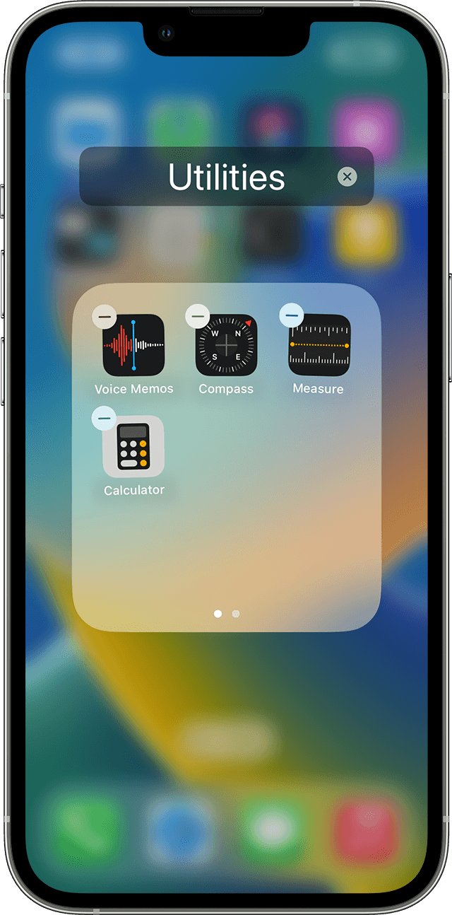 Move apps and create folders on your iPhone, iPad, or iPod touch - Apple  Support