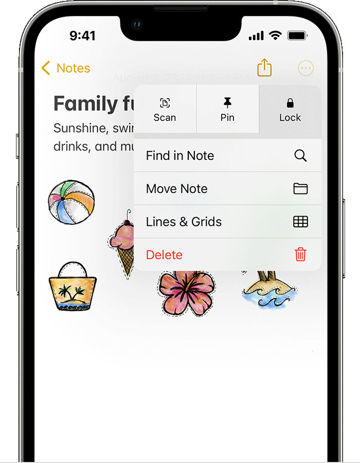 How to lock or unlock notes on your iPhone or iPad - Apple Support