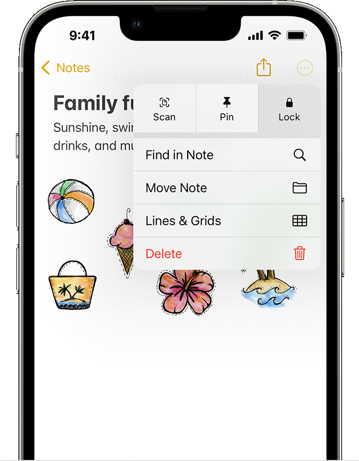 How To Lock Or Unlock Notes On Your IPhone Or IPad Apple Support