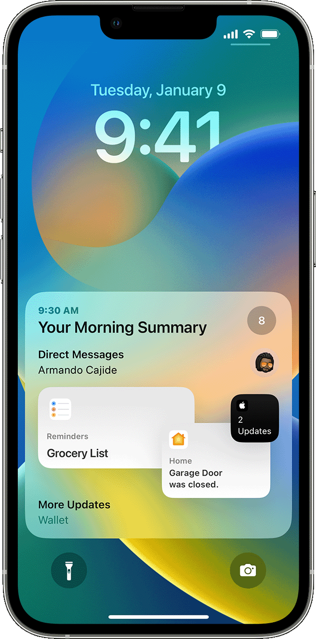 Ios16 Iphone13 Pro Notification Summary 