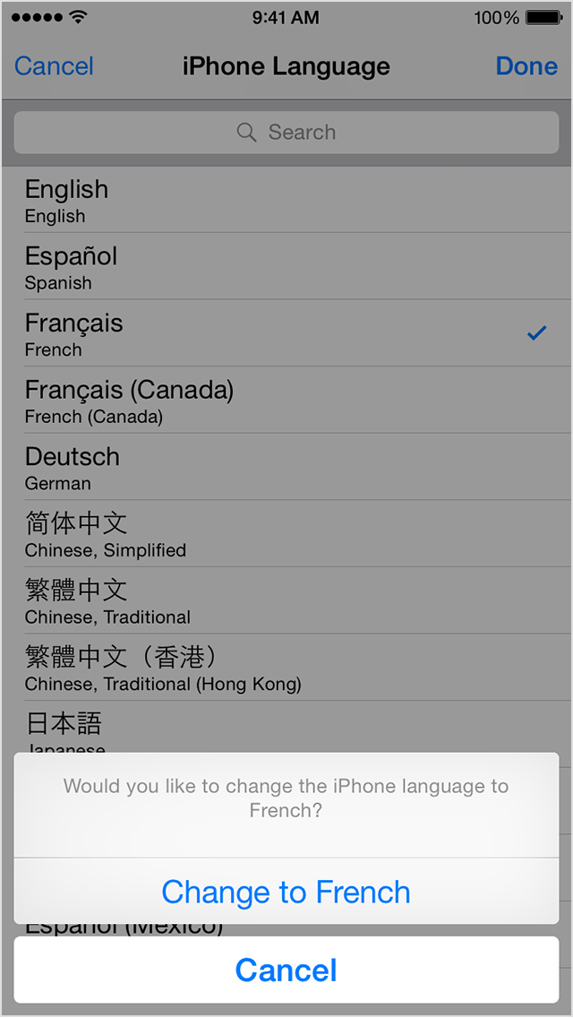 Change the language on your iPhone, iPad, or iPod touch Apple Support